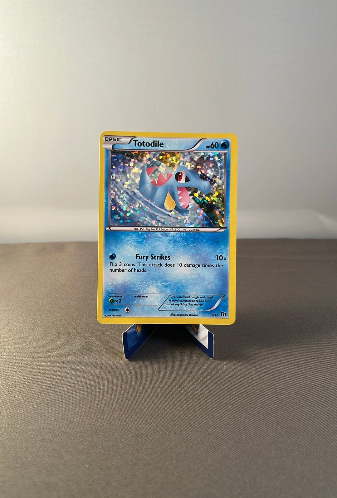 Totodile (MCD16 5) McDonald's Collection 2016 (holo), Ophalen of Verzenden, Zo goed als nieuw, Losse kaart