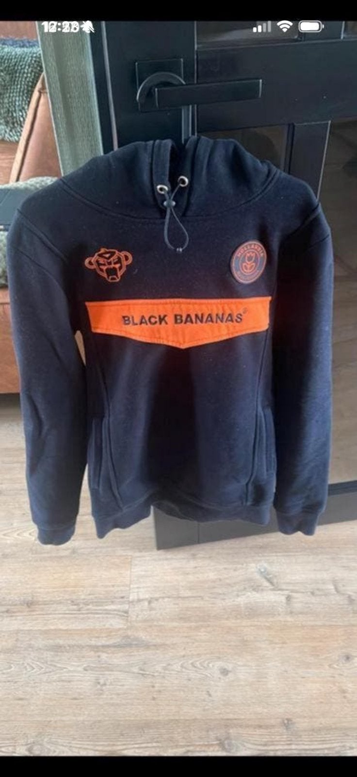 Mooie hoodie van Black Bananas, Ophalen of Verzenden, Gedragen, Maat 48/50 (M), Zwart