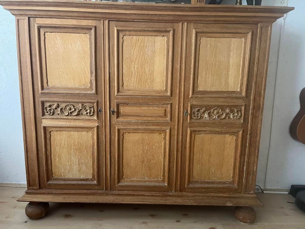 Vintage Topform kast - massief eikenhouten dressoir, Ophalen, Gebruikt, 25 tot 50 cm, Minder dan 100 cm