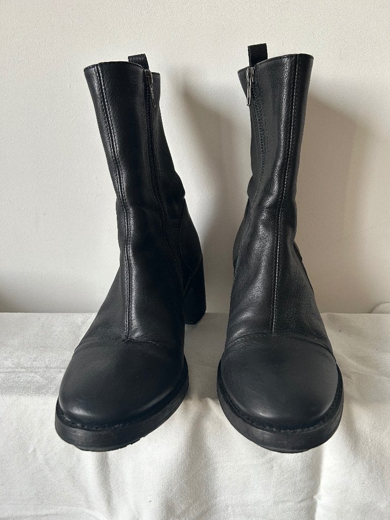 Ann Demeulemeester laarzen maat 39, Kleding | Dames, Verzenden, Zwart, Lage of Enkellaarzen, Zo goed als nieuw