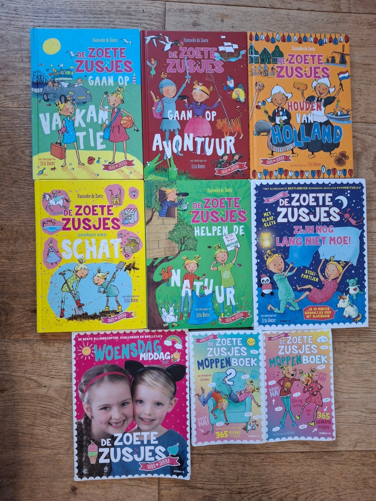 5 De Zoete Zusjes boeken, 2 moppenboeken, Ophalen of Verzenden, Gelezen, Fictie algemeen