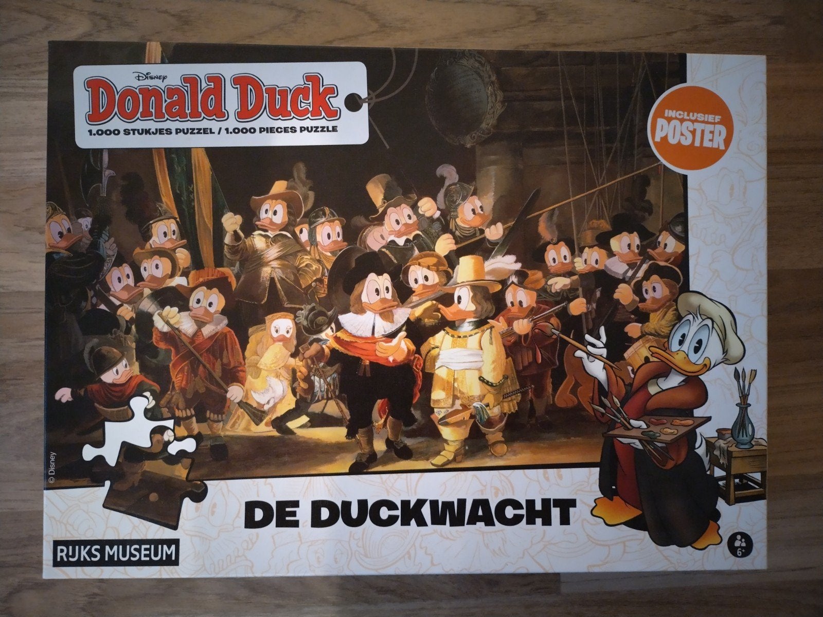 Legpuzzel Duckwacht, Ophalen of Verzenden, 500 t/m 1500 stukjes, Gebruikt, Legpuzzel