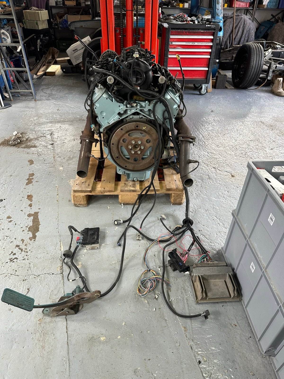 Chevrolet LS 5.3 lm7 V8 Motor met 4L60E Automaat, Ophalen, Gebruikt, Chevrolet