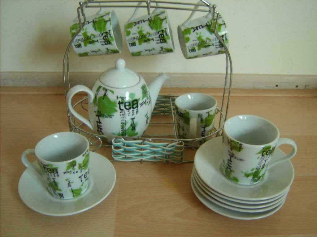 Thee Servies set, Ophalen of Verzenden, Zo goed als nieuw, Overige stijlen, Porselein