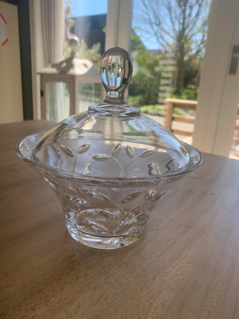 Kristallen bonbonschaal, Antiek en Kunst, Antiek | Glas en Kristal, Ophalen
