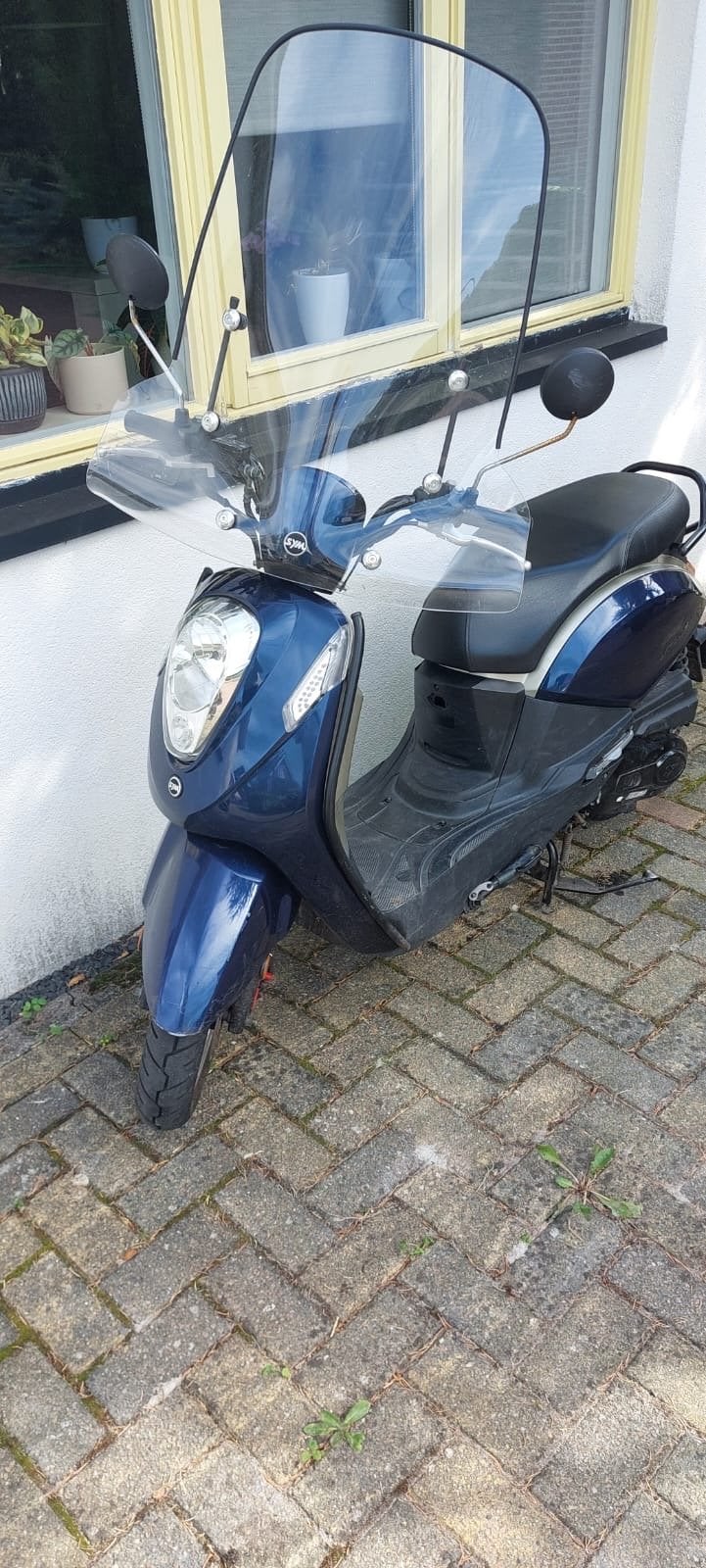 Sym Mio 2018 scooter met windscherm - Blauw, Ophalen, Gebruikt, Overige typen, SYM
