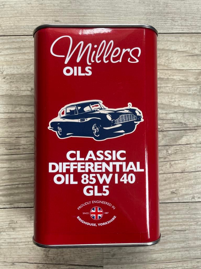 Millers Oils Classic Differentieelolie 85W140 GL5 - 1 Liter, Ophalen, Nieuw, Oldtimer onderdelen