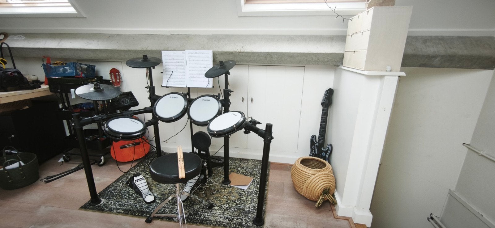 Foto 6 van Complete Donner DED-200 e-drumset – Direct drummen!