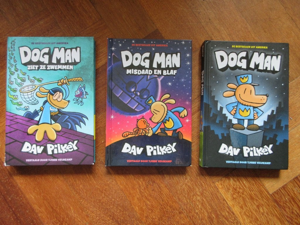 3 x boeken Dog Man, Ophalen of Verzenden, Gelezen, Fictie algemeen