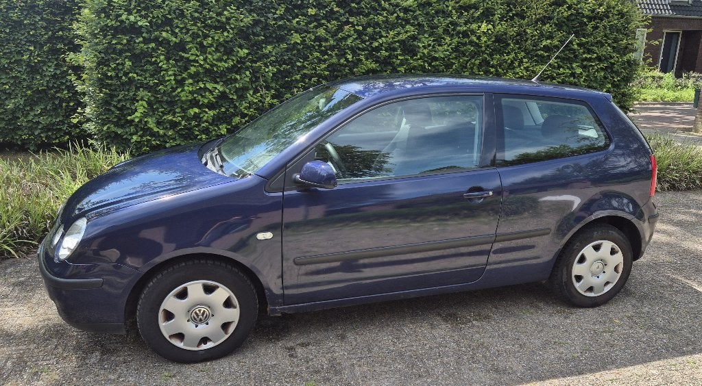 Volkswagen Polo 1.4 55KW 2003 Blauw, Auto's, Voorwielaandrijving, Stof, 4 cilinders, Blauw