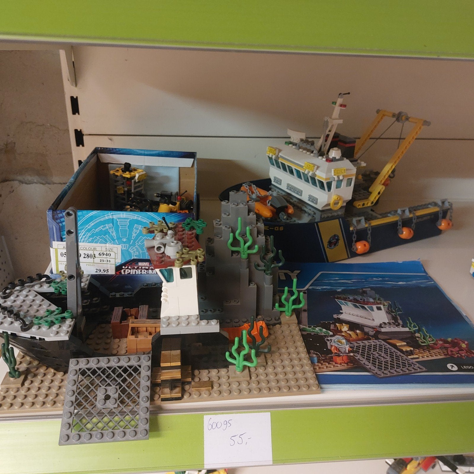 LEGO City 60095 Diepzee Onderzoeksschip - Compleet, Ophalen of Verzenden, Zo goed als nieuw