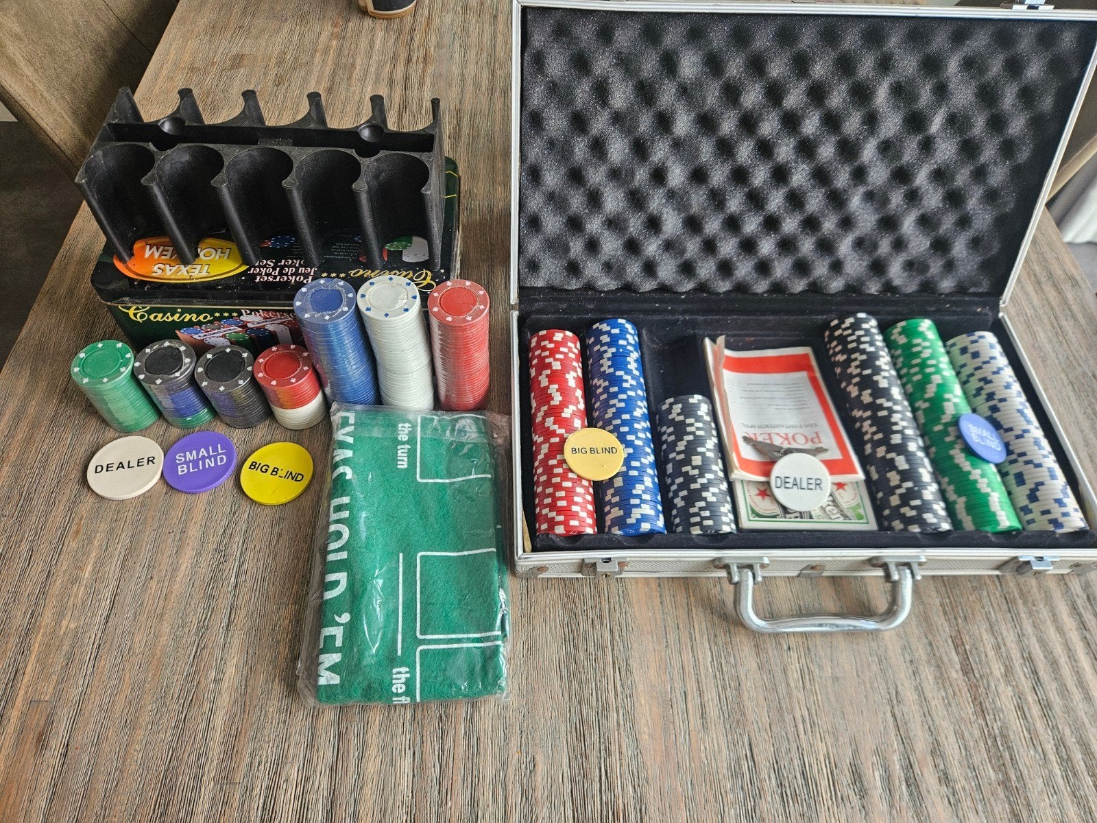 2 complete pokersets, Ophalen of Verzenden