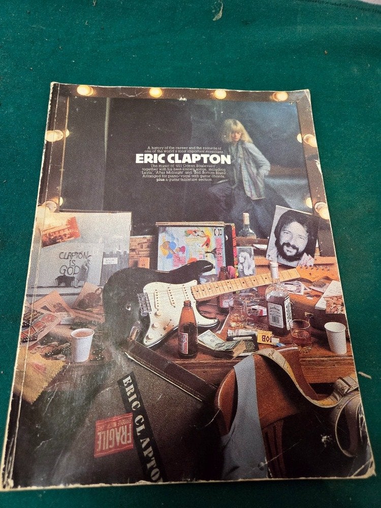 boek eric clapton gitaar bladmuziek , music of '46, Boeken, Ophalen of Verzenden