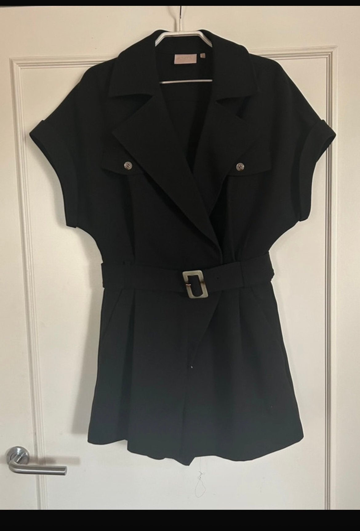 Topper, zwarte JoshV, Josh V playsuit, broekpakje M, Kleding | Dames, Jumpsuits, Verzenden, Nieuw, Maat 38/40 (M), Zwart