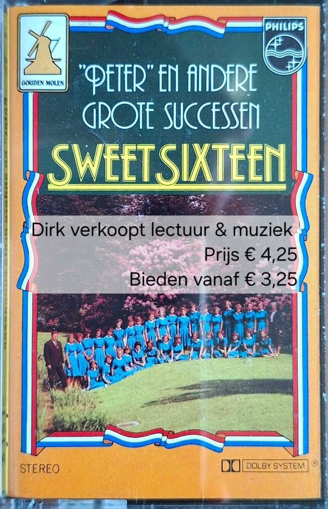Meisjeskoor Sweet Sixteen; Peter en andere grote successen, Overige genres, 1 bandje, Ophalen of Verzenden, Zo goed als nieuw