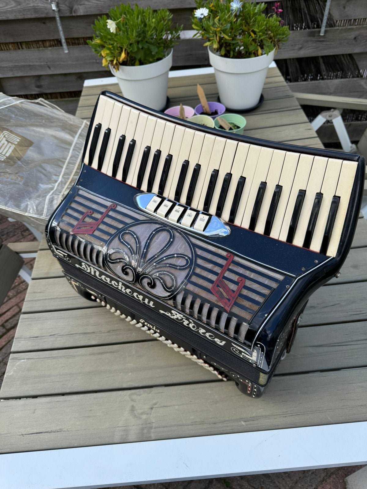 Macheau Freres Paris Accordeon, Ophalen of Verzenden, Zo goed als nieuw