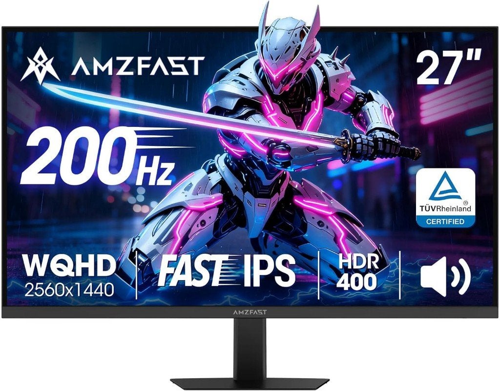 27 inch QHD Gaming Monitor 200Hz Fast-IPS 1ms - Nieuw, Computers en Software, Monitoren, Gaming, HDMI, IPS, Nieuw