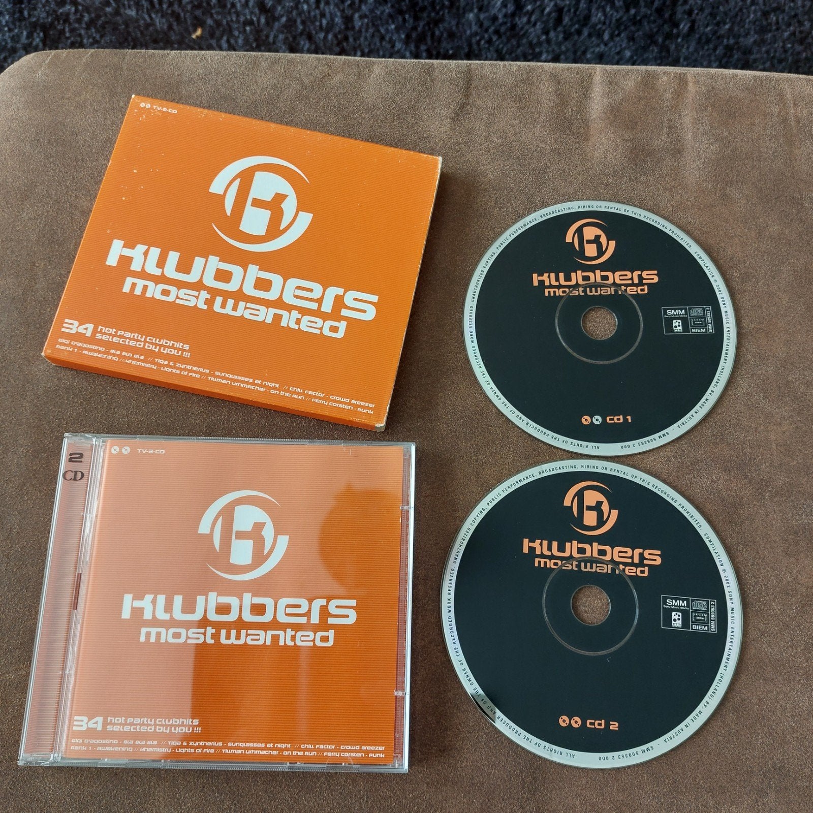 Klubbers Most Wanted - 2 CD's met 34 clubhits, Cd's en Dvd's, Cd's | Dance en House, Gebruikt, Dance, Ophalen of Verzenden, Verzamelalbum