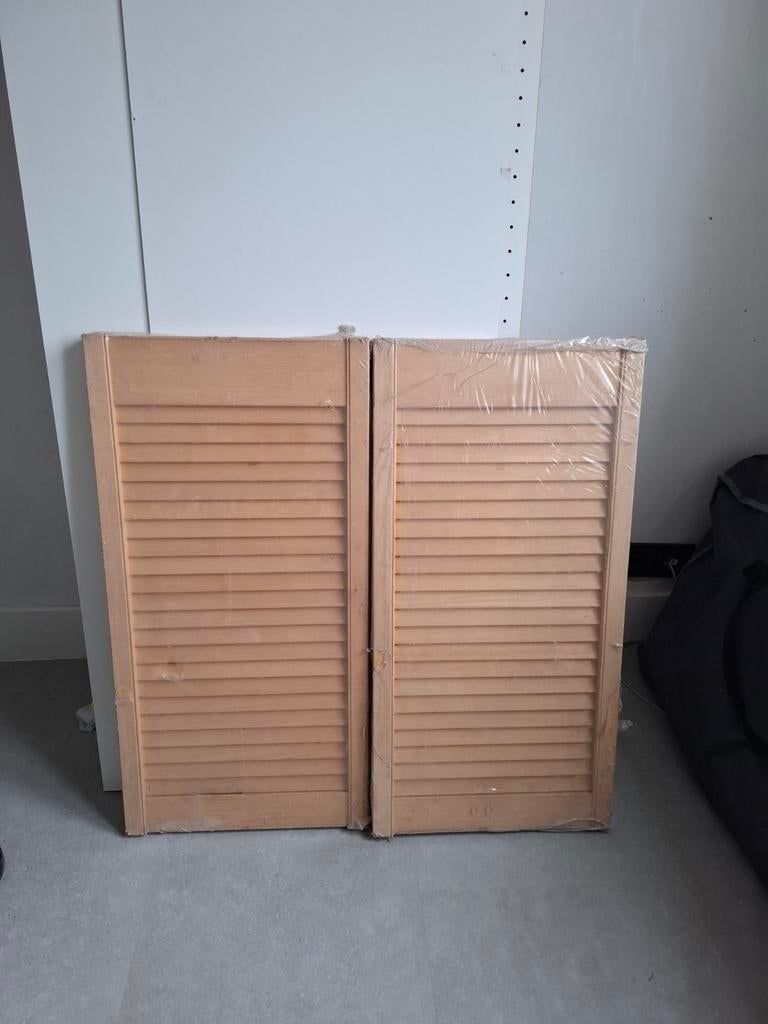 Nieuwe Louvre deurtjes 76 x 38 cm in verpakking, Minder dan 80 cm, Overige typen, Minder dan 200 cm, Nieuw