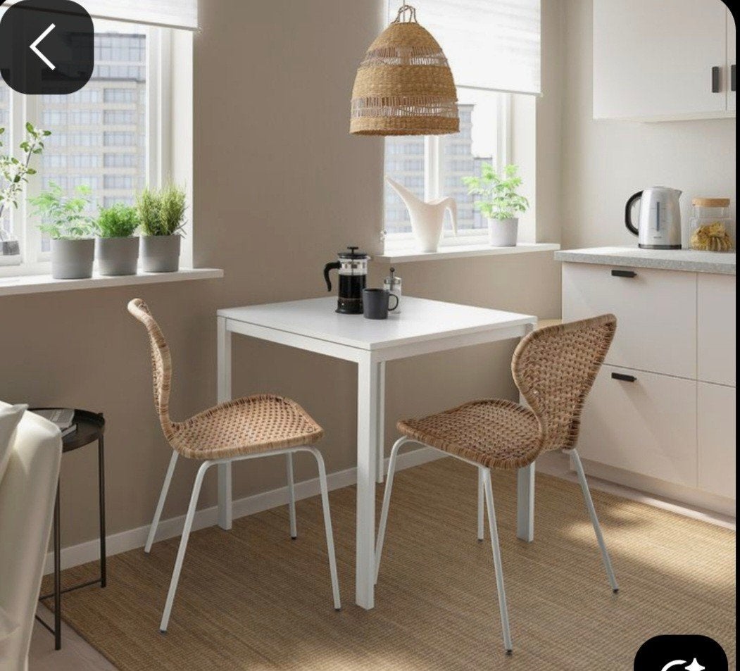 IKEA Melltorp tafel - zo goed als nieuw, Ophalen, Kunststof, 50 tot 100 cm, Vierkant