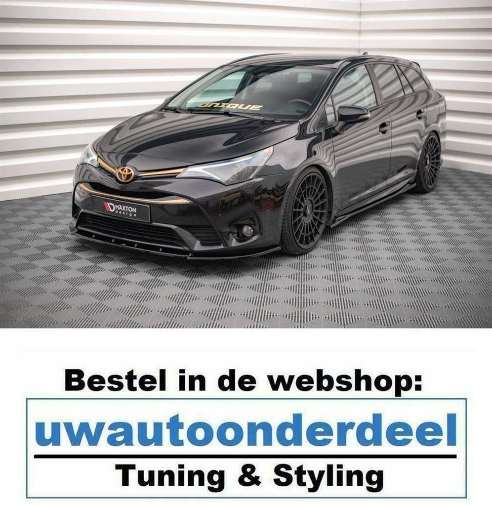 Maxton Design Spoiler Lip Splitter Styling Sideskirt Voor To, Auto diversen, Tuning en Styling, Verzenden