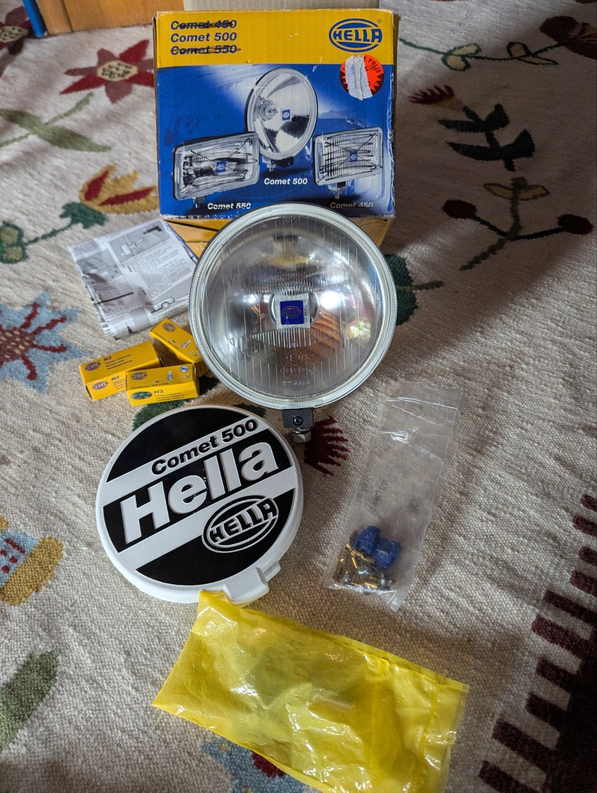 Originele Hella Comet 500 verstraler –  Made in Germany, Ophalen