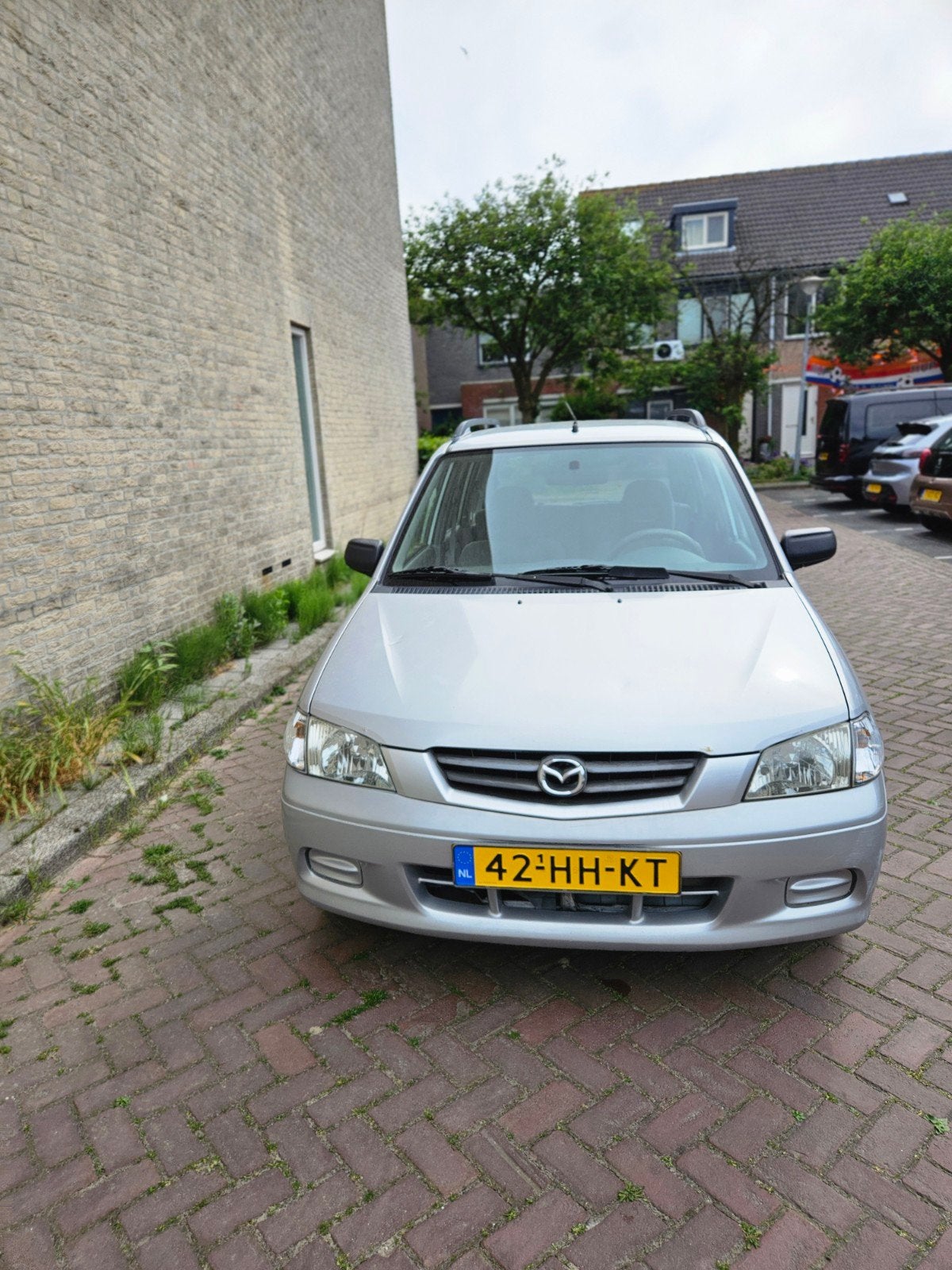Grijs, Auto's, Mazda, Particulier, Demio, Benzine, E, MPV, Automaat, Origineel Nederlands, Zilver of Grijs, Voorwielaandrijving