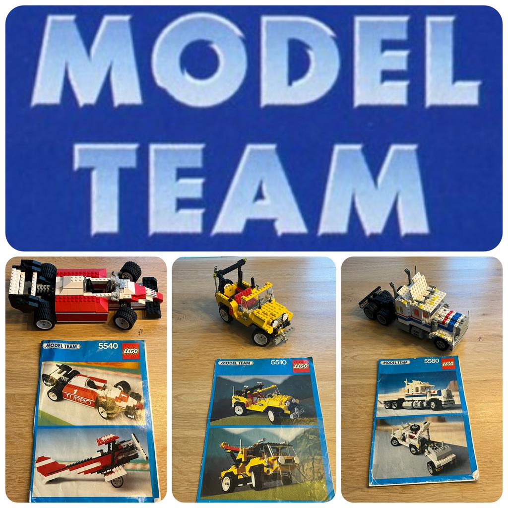 Lego Model Team 5510, 5540 & 5580, Kinderen en Baby's, Speelgoed | Duplo en Lego, Ophalen of Verzenden, Gebruikt, Lego, Overige thema's
