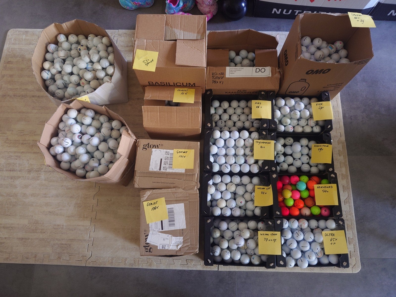 Golfballen, Sport en Fitness, Golf, Ophalen of Verzenden, Gebruikt, Bal(len)