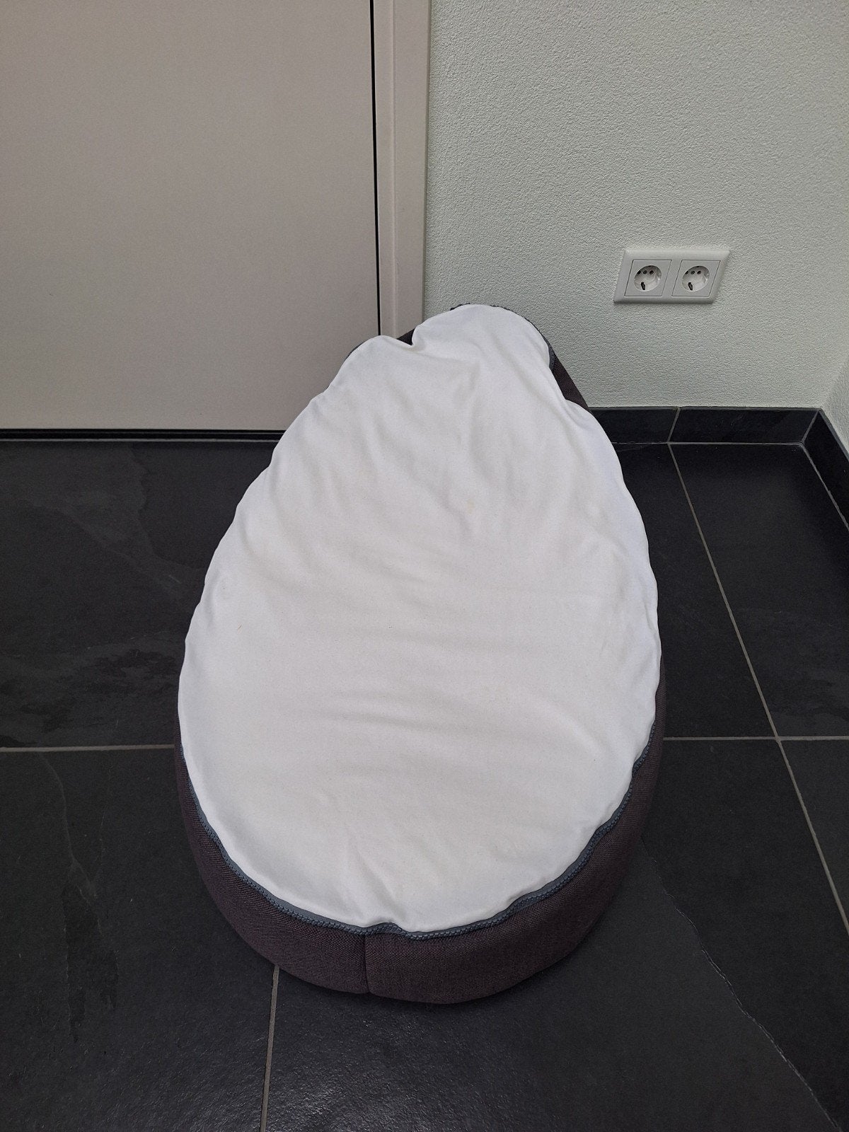 Doomoo Seat grijs - zitzak kids, Kinderen en Baby's, Wipstoeltjes, Ophalen, Zo goed als nieuw, Verstelbaar
