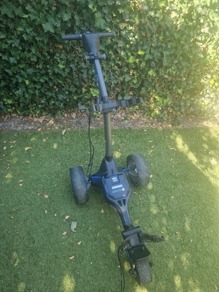 Motocaddy M5 GPS elektrische golftrolley + cartbag, Sport en Fitness, Golf, Ophalen, Gebruikt, Tas, Overige merken