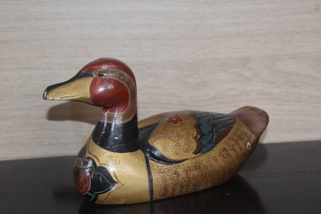 Chineese houten eend antiek, Ophalen