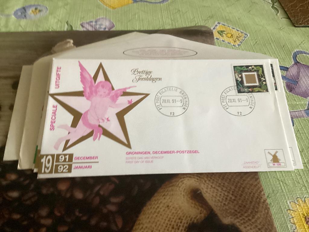No1558 Philato W106 Kerst anders Heb van Nederland jaargang, Postzegels en Munten, Postzegels | Eerstedagenveloppen, Ophalen, Onbeschreven