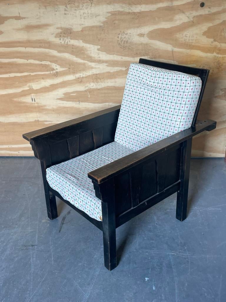 Rookfauteuil Amsterdamse school, Ophalen, Zo goed als nieuw