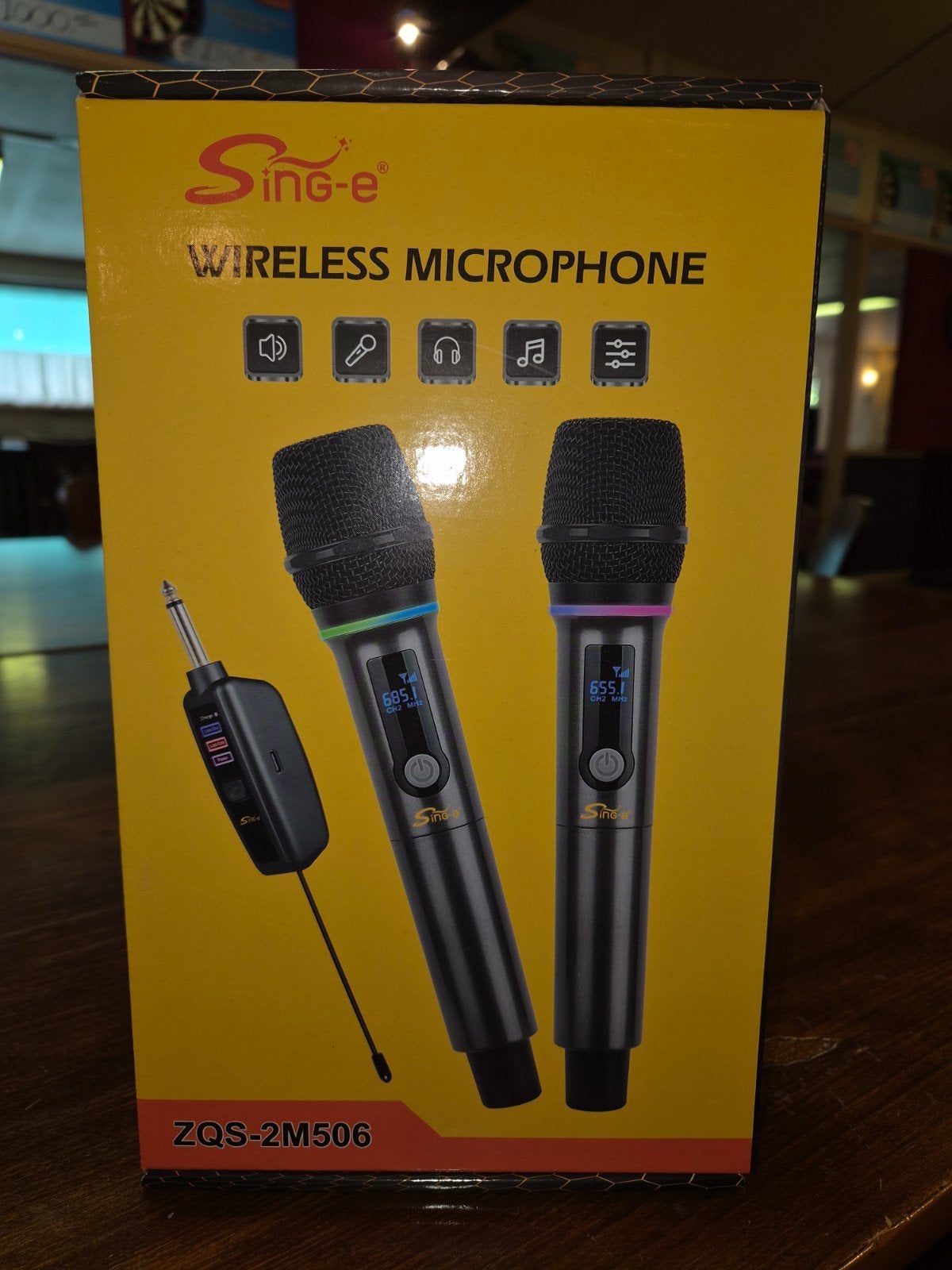 Sing-e Draadloze Microfoon Set - ZQS-2M506, Ophalen of Verzenden, Nieuw, Zangmicrofoon, Draadloos