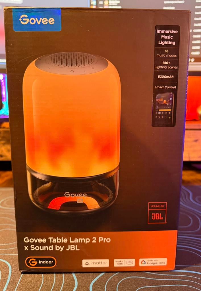 Govee Table Lamp 2 Pro JBL, JBL, Overige typen, Ophalen of Verzenden, Zo goed als nieuw