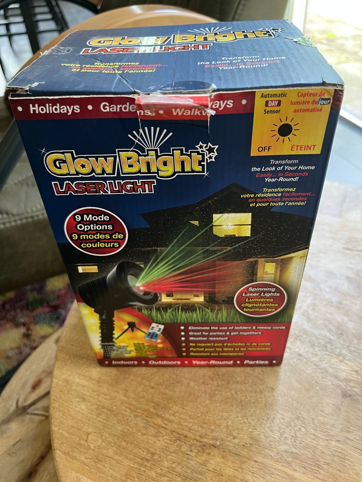 Glow Bright Laser Light - Laserprojector voor binnen/buiten, Ophalen, Kunststof, Minder dan 50 watt, Overige typen