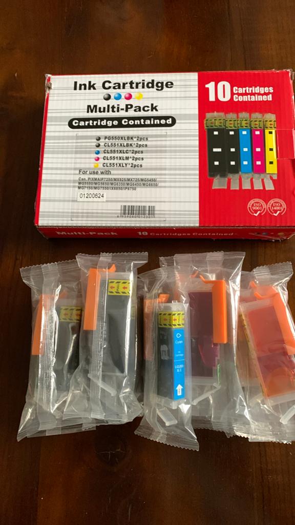 Inktcartridge Multi-Pack - 10 cartridges voor Canon printers, Printer, Inkjetprinter, Ophalen of Verzenden, Nieuw