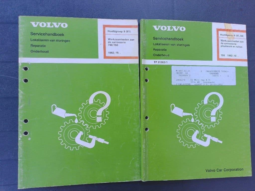 Volvo 700 serie dealer werkplaatsboek Carrosserie reparaties, Boeken, Auto's | Boeken, Ophalen of Verzenden, Gelezen, Volvo