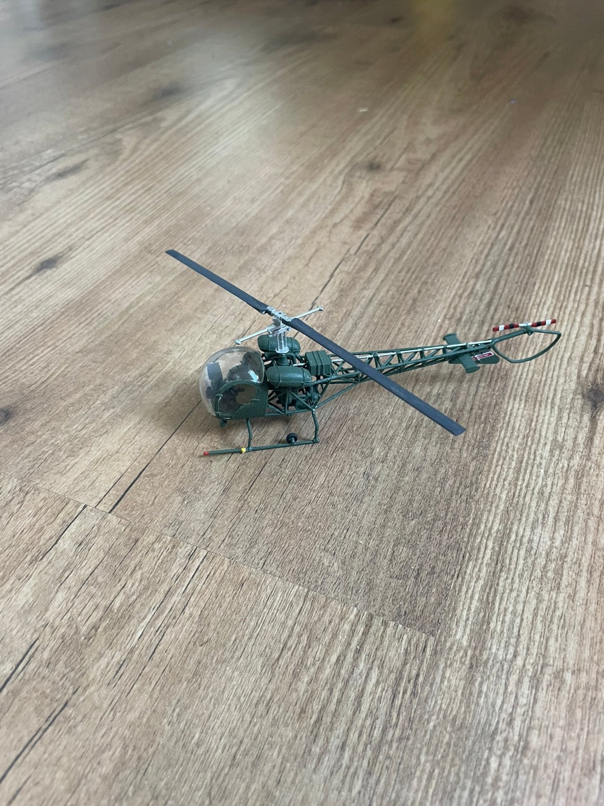 1/72 S-13 Sioux helikopter schaalmodel gebouwd US luchtmacht, Hobby en Vrije tijd, Modelbouw | Vliegtuigen en Helikopters, 1:72 tot 1:144