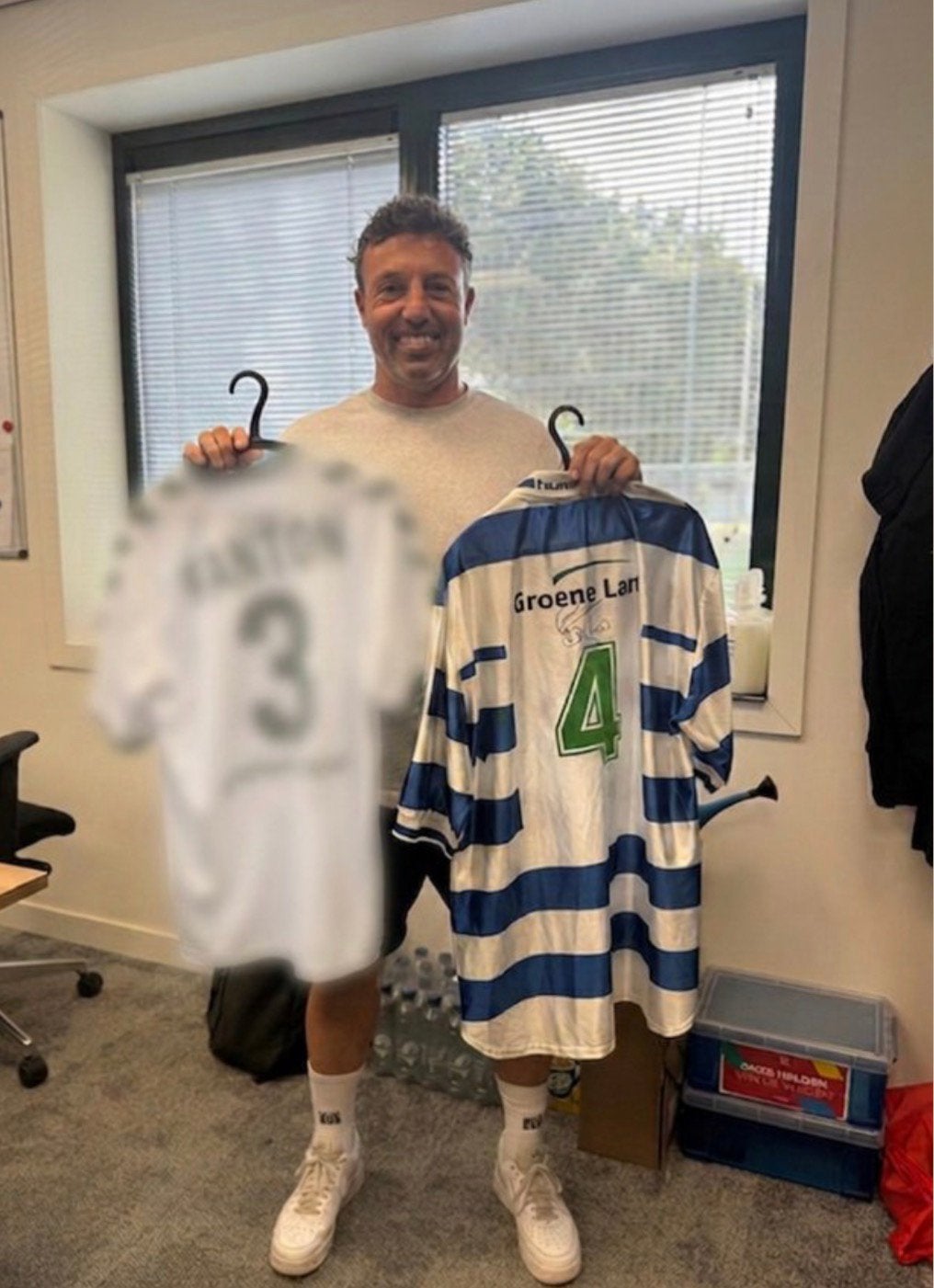 Wedstrijdshirt Remco Schol PEC FC Zwolle 1999 2000 matchworn, Ophalen of Verzenden, Zo goed als nieuw, Shirt