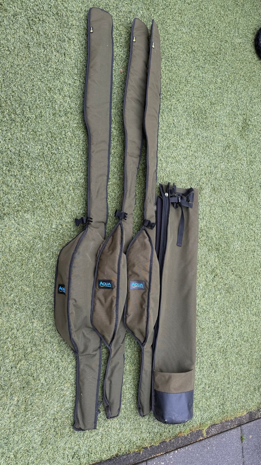 Aqua sleeves 3x en 1x quiver mooie foudraal, Ophalen, Gebruikt, Overige typen