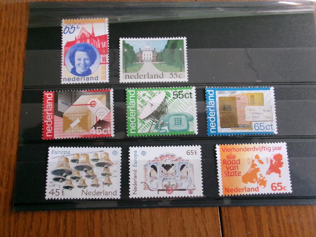 1981 - pf 8 divers met oa ptt-diensten (134d), Verzenden, Postfris