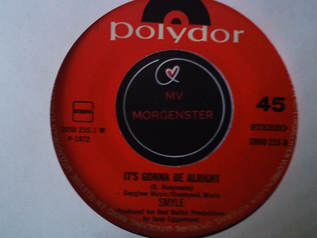 smyle - lt's gonna be alright 30jun, 7 inch, Ophalen of Verzenden, Zo goed als nieuw, Pop