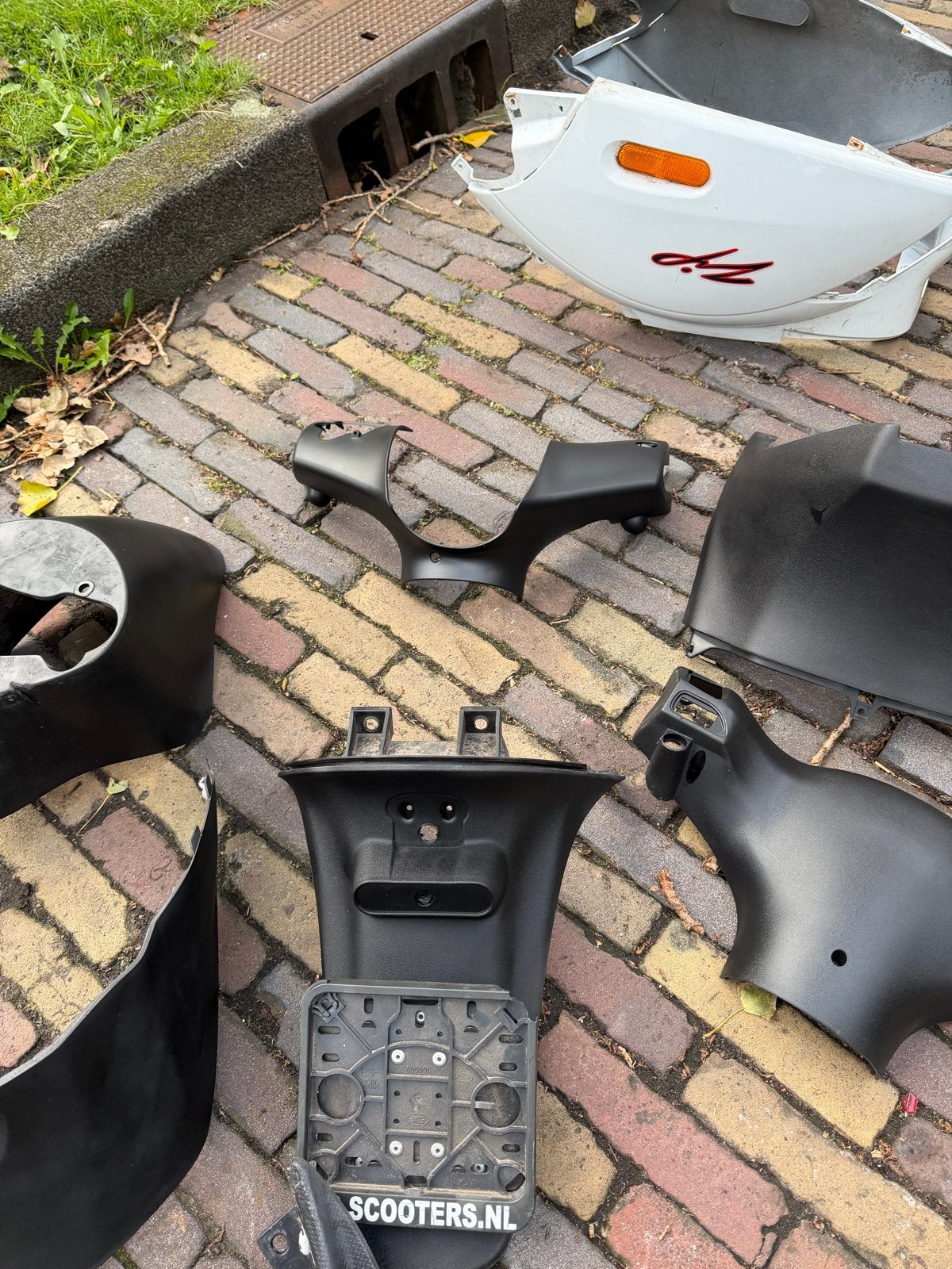 Piaggio Zip Kappenset Onderdelen - Diverse Kappen, Fietsen en Brommers, Ophalen of Verzenden, Gebruikt, Kap, Piaggio
