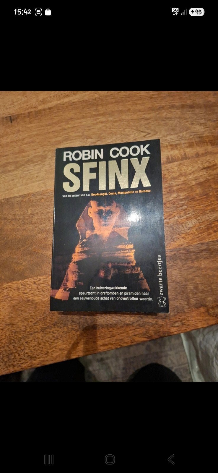 Sfinks - Robin Cook - Thriller, Boeken, Thrillers, Gelezen, Amerika, Ophalen of Verzenden