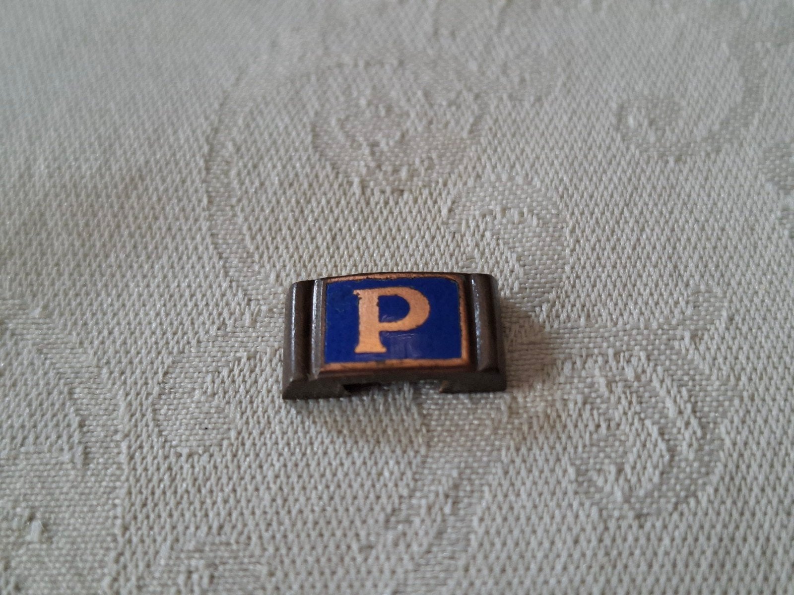 Lamel  pistool Scherpschutter brevetspeld, Verzenden, Landmacht, Nederland, Embleem of Badge