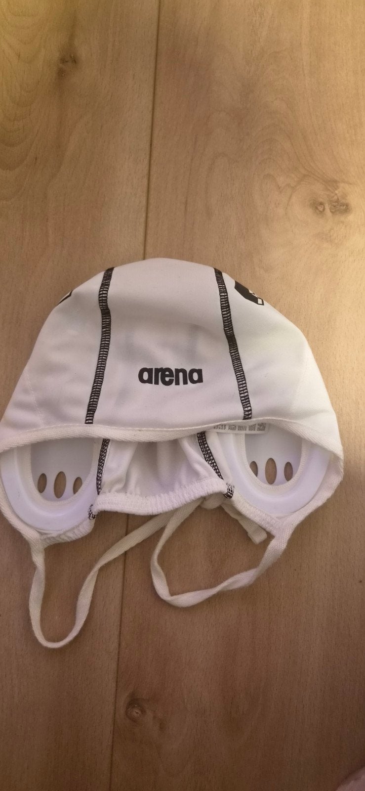 Arena Waterpolo Cap - Wit met nummer 3, Ophalen of Verzenden, Zo goed als nieuw