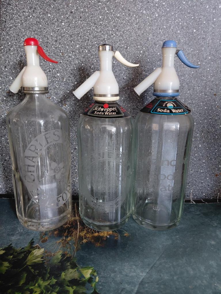 Antieke/Vintage Schweppes Soda Siphons Jaren '50/'60, Ophalen of Verzenden