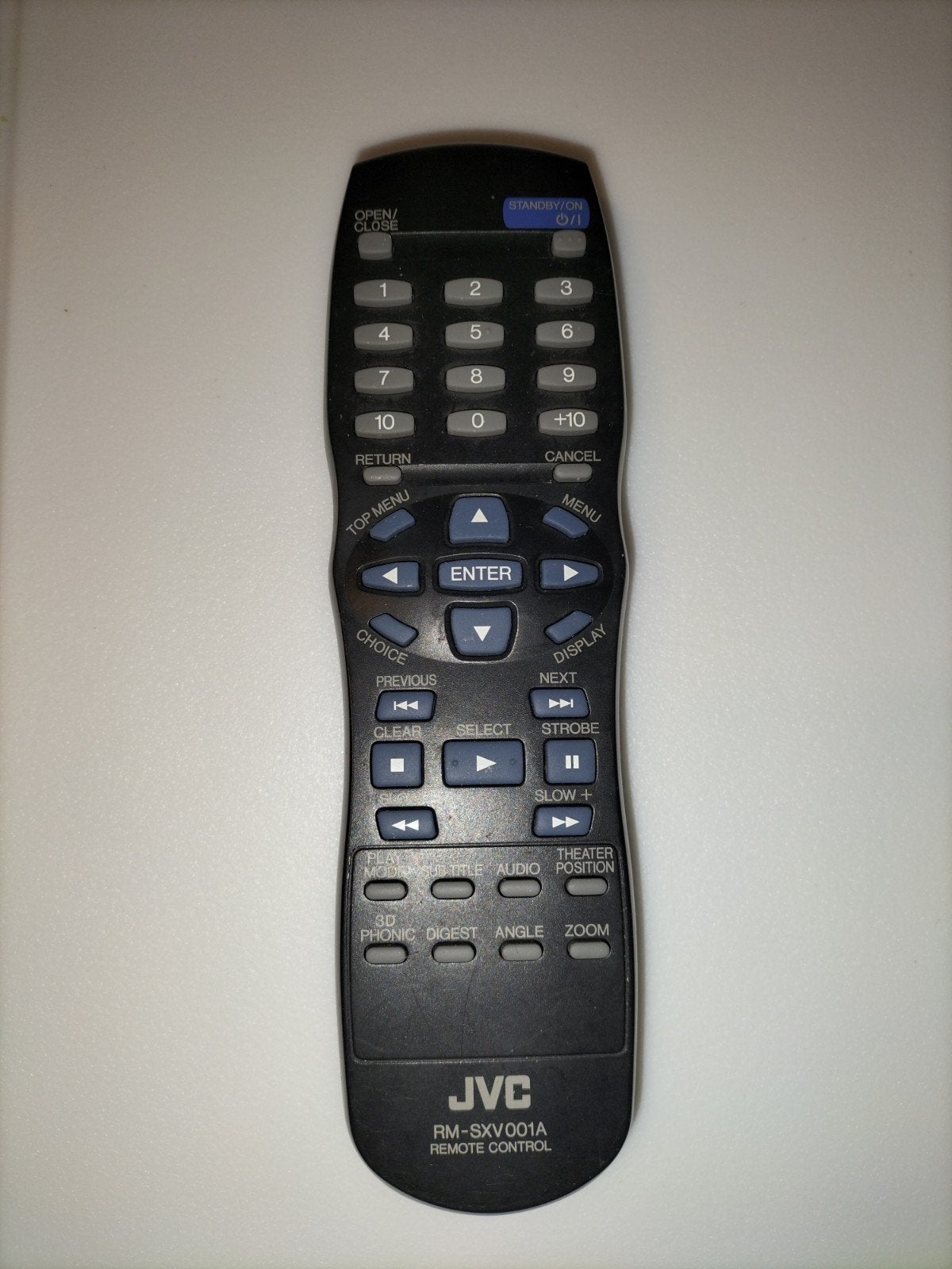 JVC RM-SXV001A Afstandsbediening voor DVD-speler, Ophalen of Verzenden, Gebruikt, Origineel, Dvd